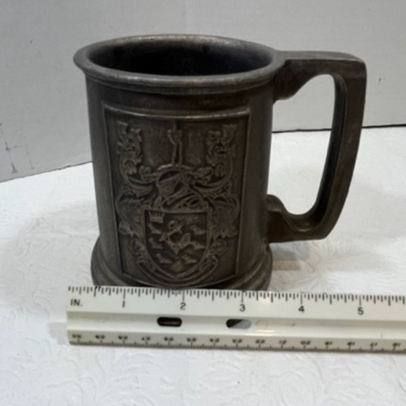 VTG 1960's RWP Wilton Pewter Stein Mug Coat of Arms/Crest USA - Picture 6 of 8
